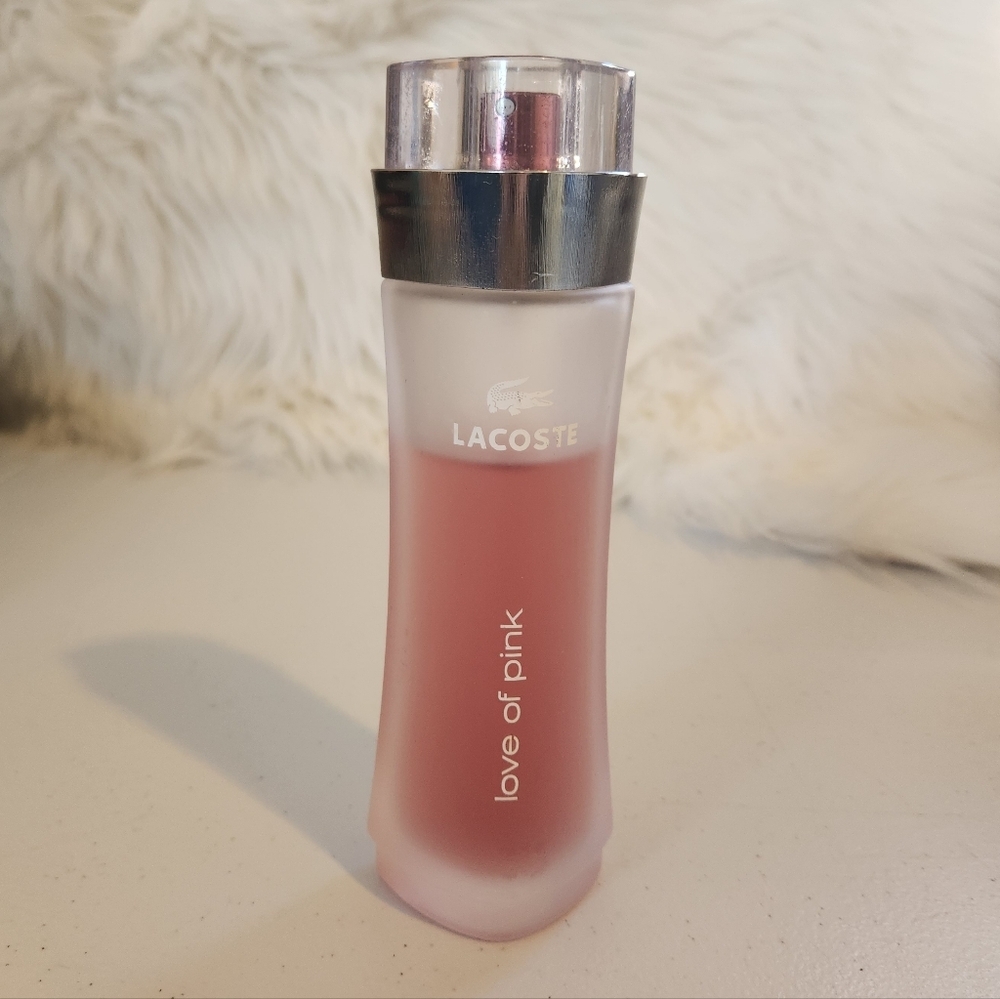 Lacoste Love Of Pink Eau De Toilette 90ml 3fl Oz 75% Full